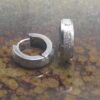 Stainless steel small unisex hoop earrings