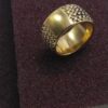 18k minimalist Gold plated stainless steel Men`s Ring