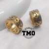 Minimalist Gold plated stainless steel ring