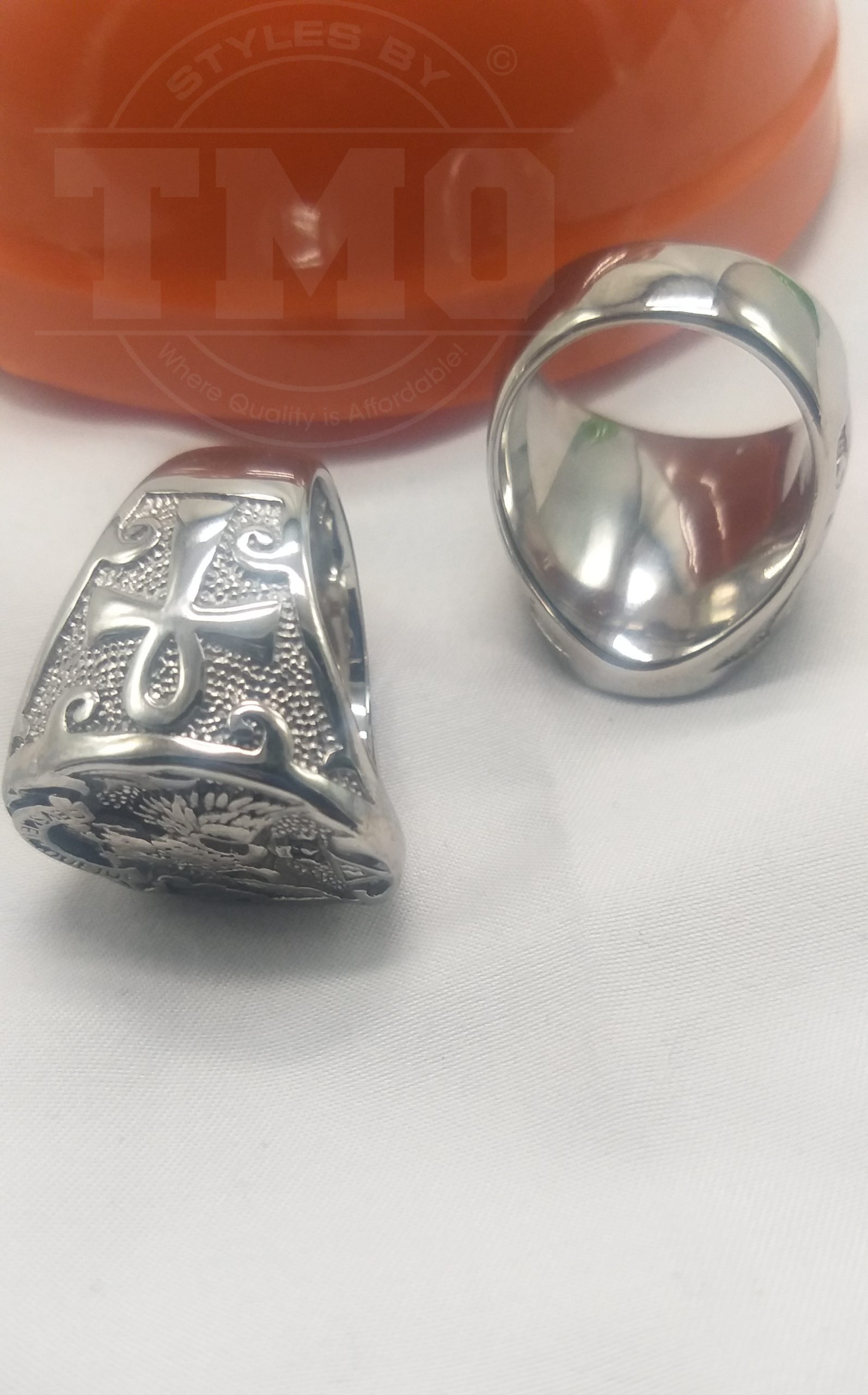 Great Eagle Ankh Male Stainless Steel Ring