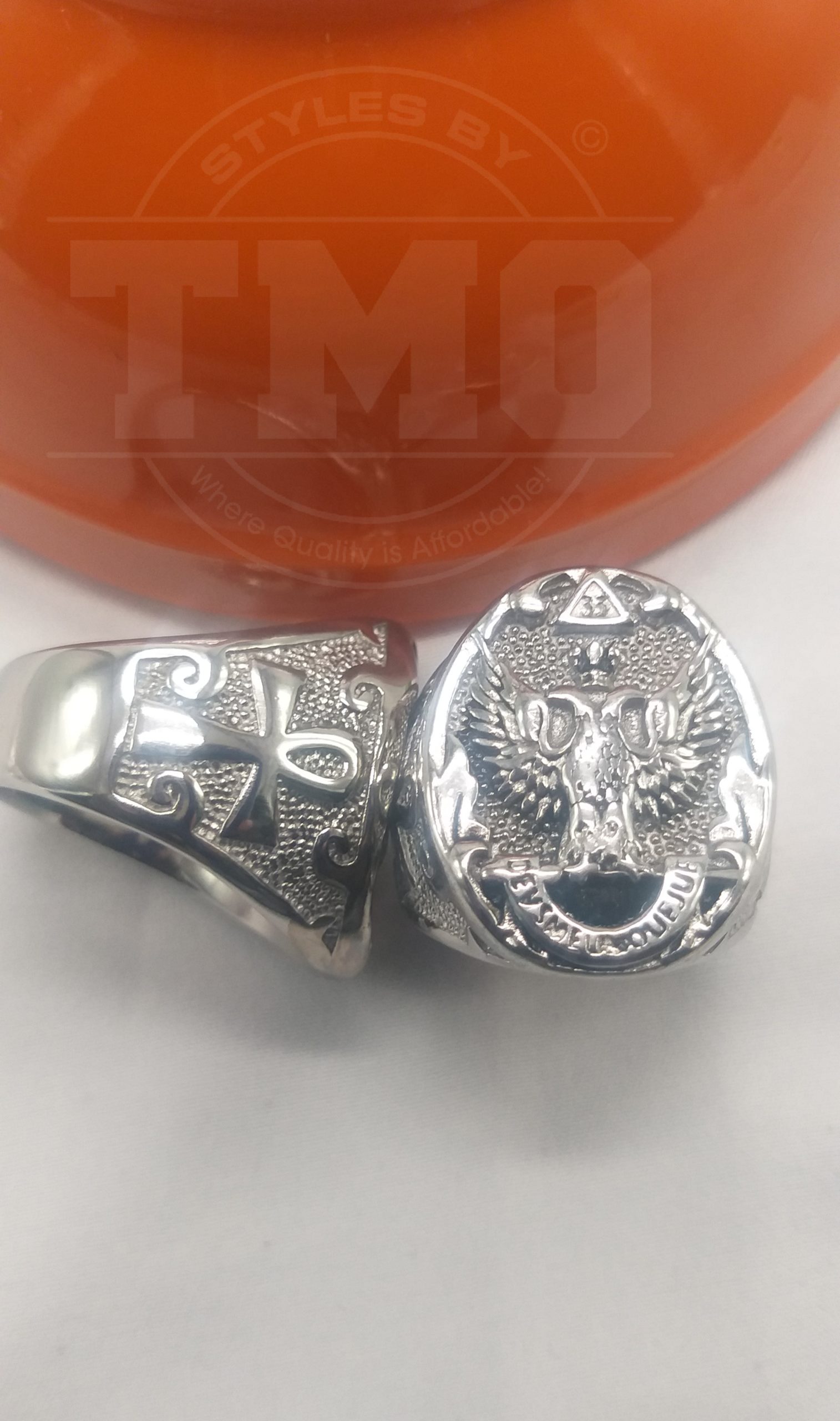 Great Eagle Ankh Male Stainless Steel Ring
