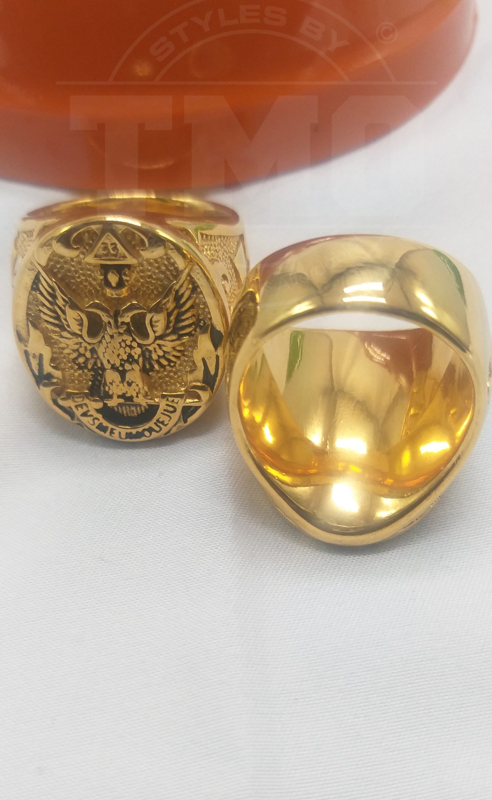 Great Eagle Ankh Male Stainless Steel Ring