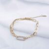 Two layer female bracelet