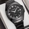 Black stainlesssteel watch Langbo