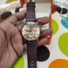 Meibin M1769 Leather band female watch. Stainless steel back 30m water resistance.