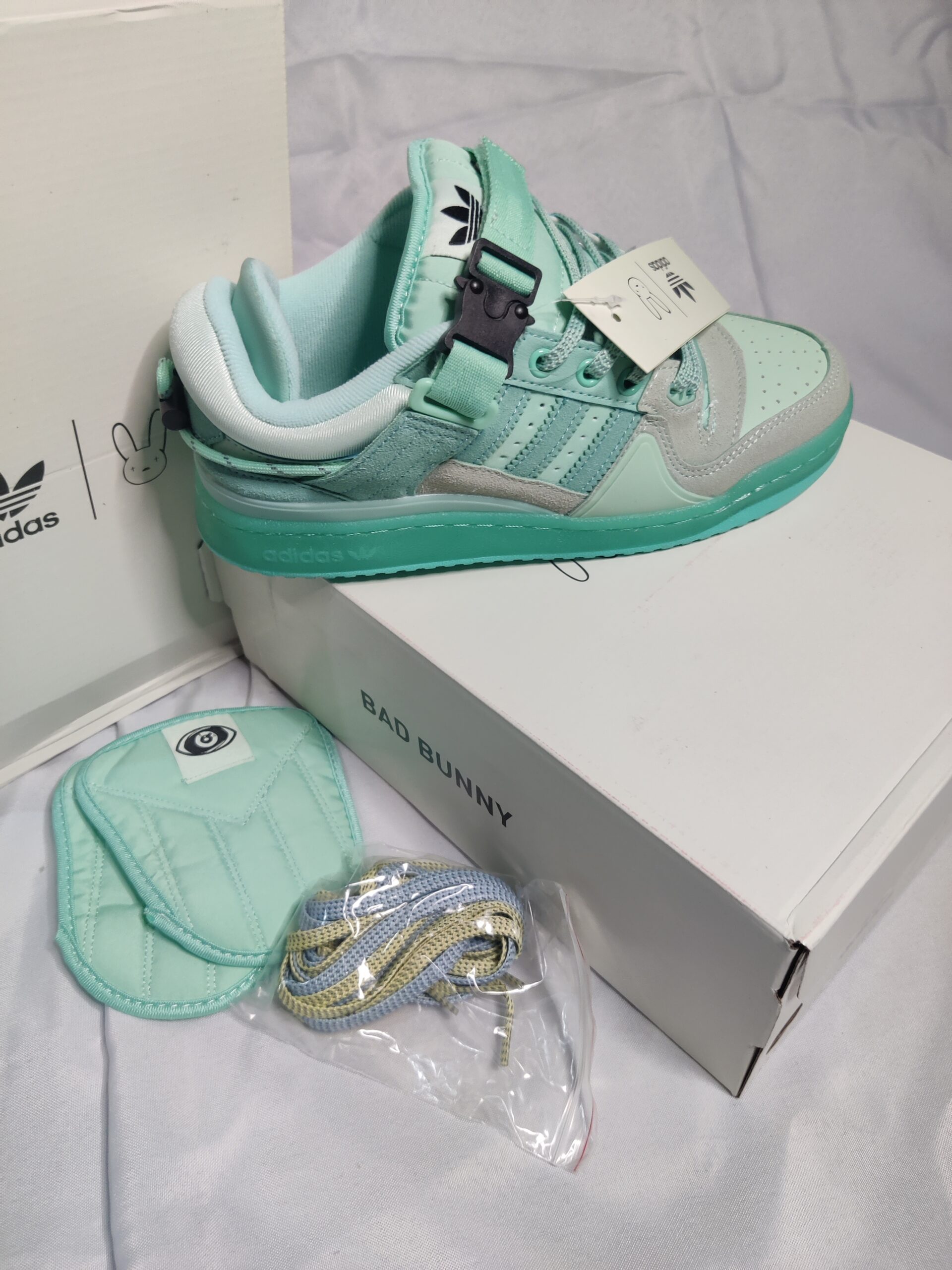 Adidas Forum Low Bad Bunny Lime Green Size 7.5