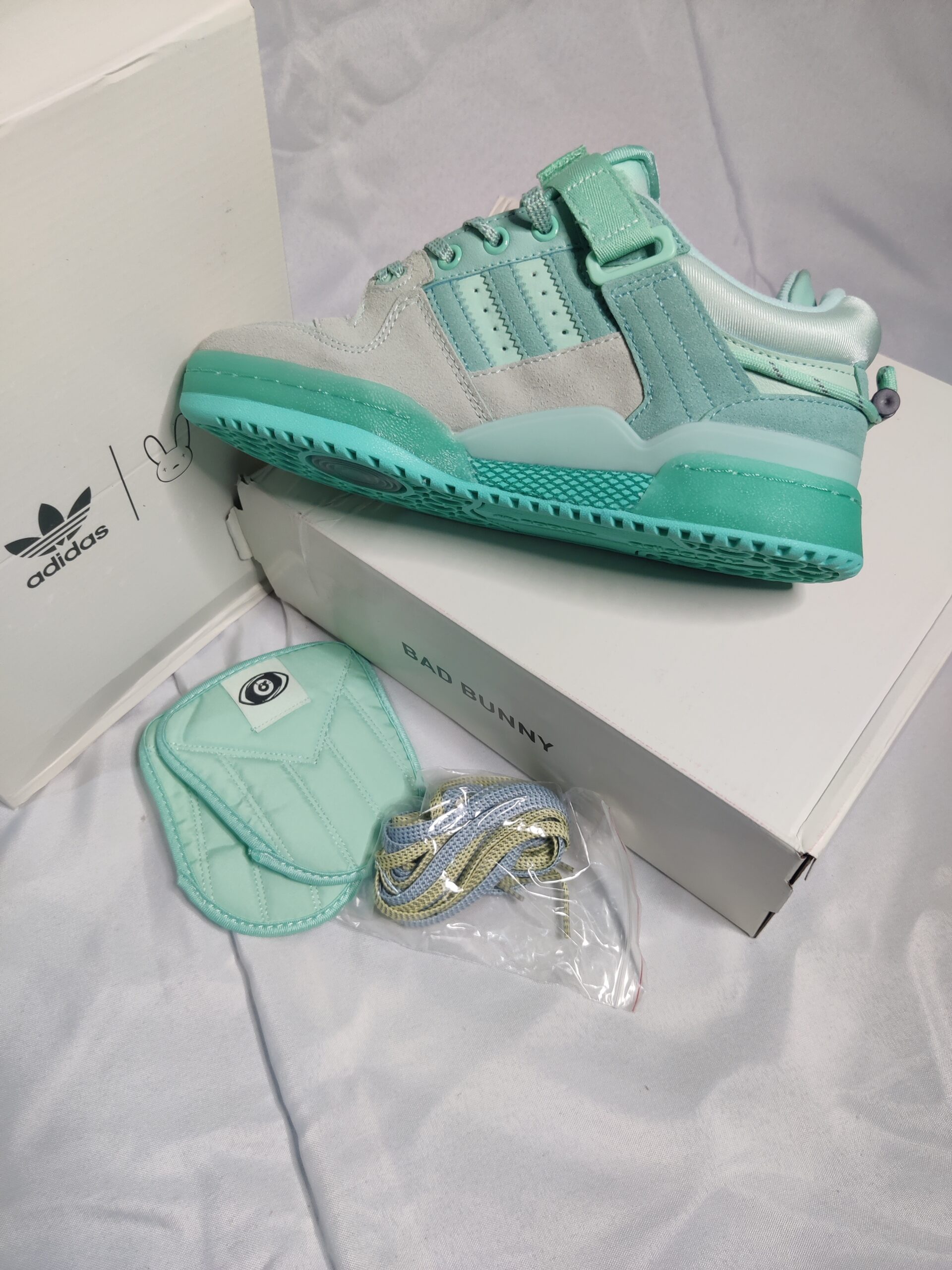 Adidas Forum Low Bad Bunny Lime Green Size 8.5