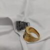 Eagle stainless steel rings Gold plated/Stainless steel color